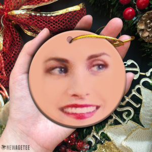 Friends TV Show Monica Geller Face Christmas Ornaments Funny Holiday Gift