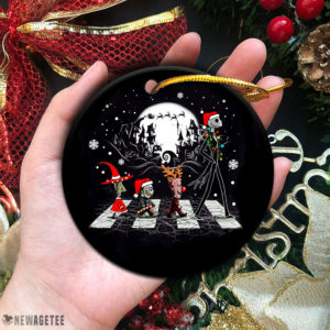 Jack Skellington Santa Nightmare Before Christmas Abbey Road Ornament