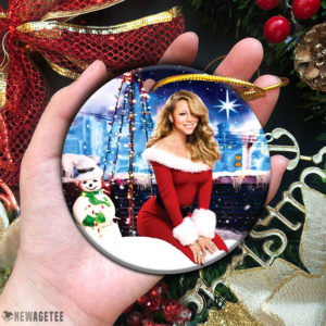 Mariah Carey Queen of Christmas Funny Humour Christmas Ornament