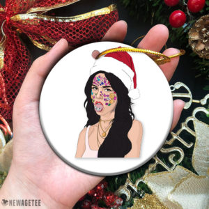Circle Ornament Olivia Rodrigo Sour Merry Christmas Ornament Funny Holiday Gift