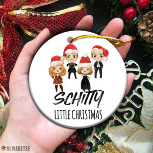 SCHITTY Little Christmas Moira David Alexis Johnny Rose Merry Christmas Ornament