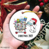 Snoppy Peanuts Charlie Brown 2021 Christmas Ornament