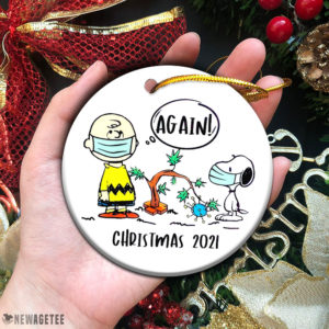 Snoppy Peanuts Charlie Brown 2021 Christmas Ornament
