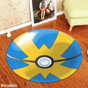Circle Rug Pokemon Pokeball Quick Ball Round Rug Carpet