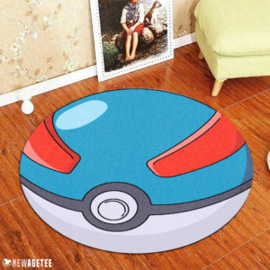 Pokemon Super Ball Round Rug Carpet