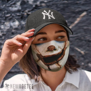 Cloth Face Mask Evil clown It Face Mask Halloween costume