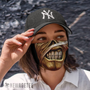 Iron Maiden Tour Eddie Powerslave Face Mask