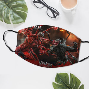 Cloth Face Mask Venom Carnage Halloween Face Mask