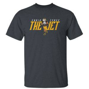 Dark Heather T Shirt Chris Tyree The Jet Shirt