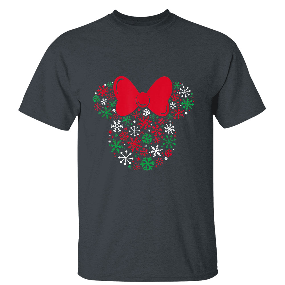 Disney Minnie Mouse Icon Holiday Snowflakes SweatShirt Disney Minnie Mouse Icon Holiday Snowflakes SweatShirt