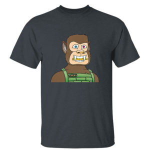 Dark Heather T Shirt Jungle Freaks NFT tee shirt