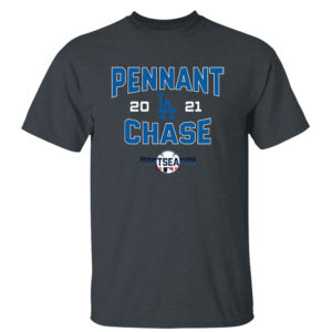 Dark Heather T Shirt MLLB Los Angeles Dodgers Pennat Chase Postseason 2021 Shirt Hoodie Tanktop