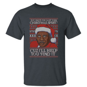 Dark Heather T Shirt Stanley Hudson Lost Your Spirit The Office Ugly Christmas Sweatshirt Sweater