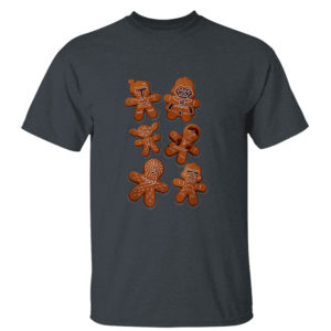 Dark Heather T Shirt Star Wars Christmas Ginger Bread Wars T Shirt