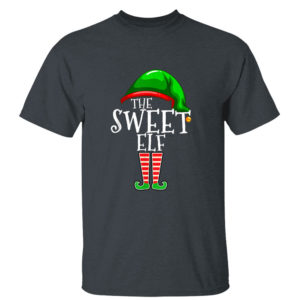 Dark Heather T Shirt The Sweet Elf Family Matching Group Christmas SweatShirt