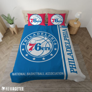 Duvet Cover Philadelphia 76ers NBA Basketball Duvet Cover and Pillow Case Bedding Set