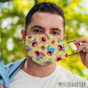 Face Mask Sesame Street Happy Elmo face mask