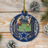 Detroit Lions NFL StadiumView Layered Wood Christmas Ornament