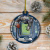San Francisco 49ers NFL StadiumView Layered Wood Christmas Ornament