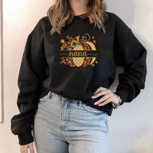 Hoodie Blessed Nana Fall Pumpkin Autumn Thanksgiving T Shirt