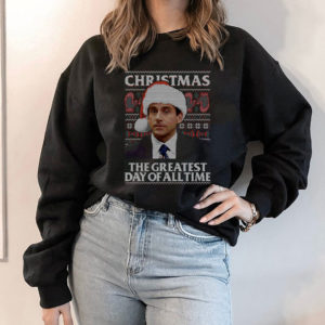 Hoodie Christmas The Greatest Day Of All Time The Office Christmas Sweatshirt