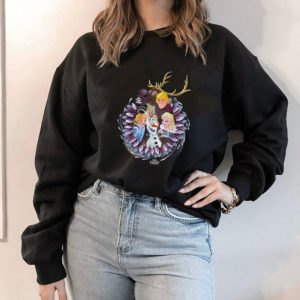 Hoodie Disney Frozen Christmas Wreath Group Shot SweatShirt