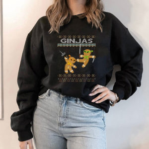 Hoodie Ginjas Gingerbread Ninjas Funny Ugly Christmas Sweatshirt