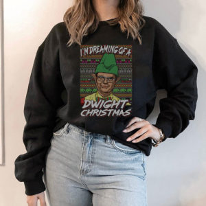 Hoodie Im Dreaming Of A Dwight Christmas The Office Ugly Christmas Sweater