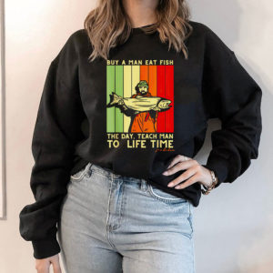 Hoodie Joe Biden Mens Buy a Man Eat Fish the Day Teach Man shirt