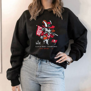 Hoodie Tampa Bay Buccaneers Tom Brady Super Bowl LV Champions GOAT Shirt