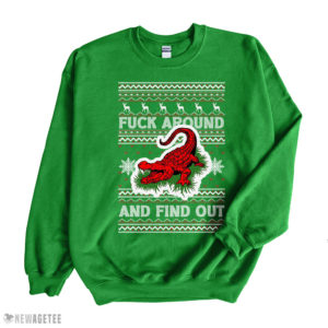 Angry Red Gator Fuck Around And Find Out Sweatshirt