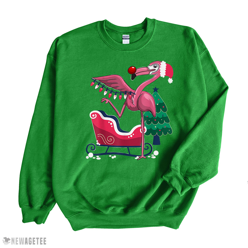 Christmas Flamingo Tropic Winter Gifts Sweatshirt Christmas Flamingo Tropic Winter Gifts Sweatshirt