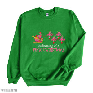 Flamingo Christmas I’m Dreaming Of A Pink Christmas Sweatshirt