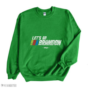 Let’s Go Brandon Race Car Grunge Distressed T-Shirt