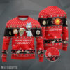 Rick and Morty Happy Human Holiday Knit Ugly Christmas Sweater