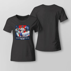Lady Tee Los Angeles Dodgers Postseason 2021 The Defending Champs Move On Shirt Hoodie
