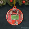 Dallas Cowboys NFL StadiumView Layered Wood Christmas Ornament