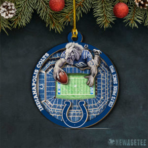 Layered Wood Ornament Indianapolis Colts NFL StadiumView Layered Wood Christmas Ornament