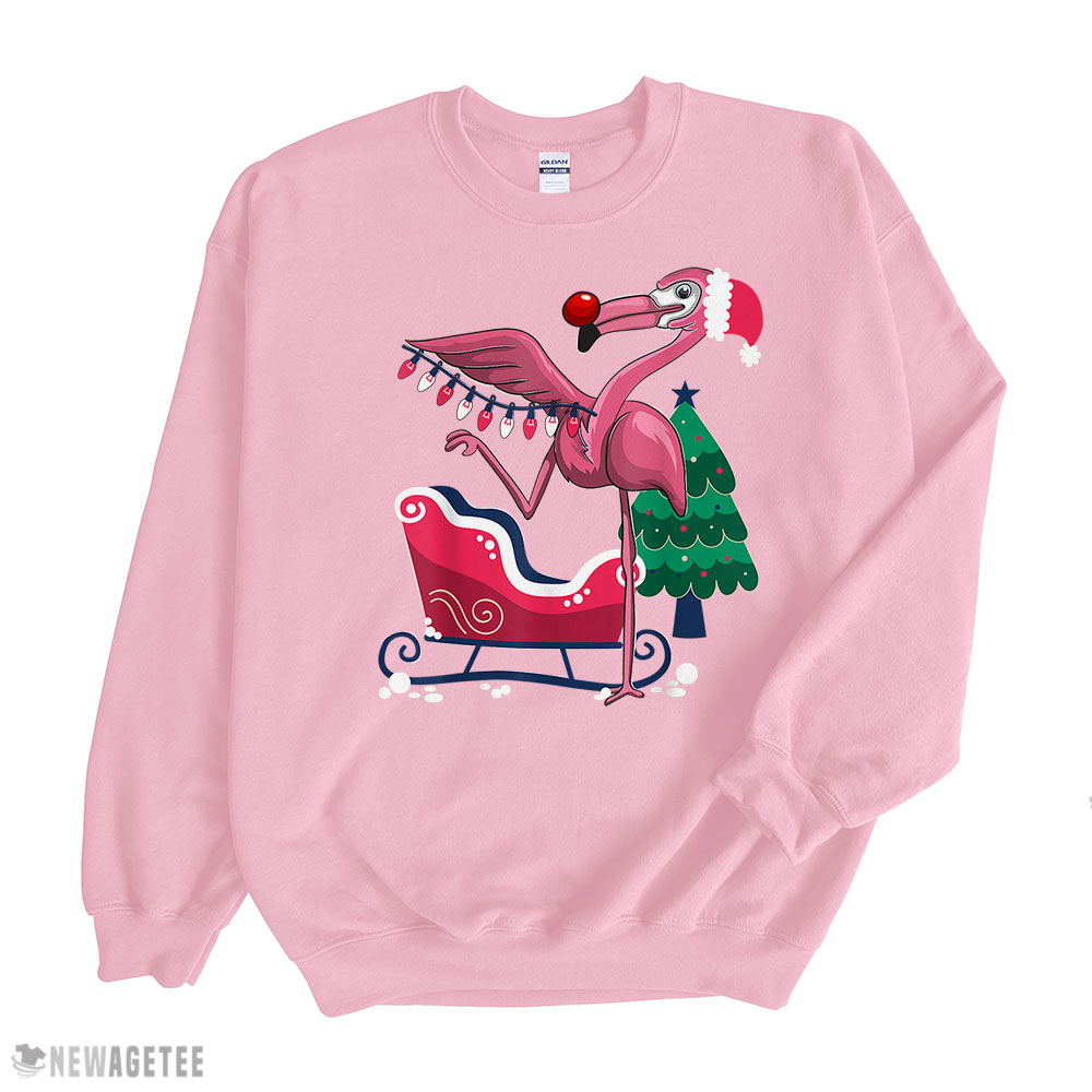 Christmas Flamingo Tropic Winter Gifts Sweatshirt Christmas Flamingo Tropic Winter Gifts Sweatshirt