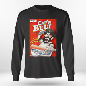 Longsleeve shirt Capn Belt baseball if youre an alpha you gotta eat it shirt