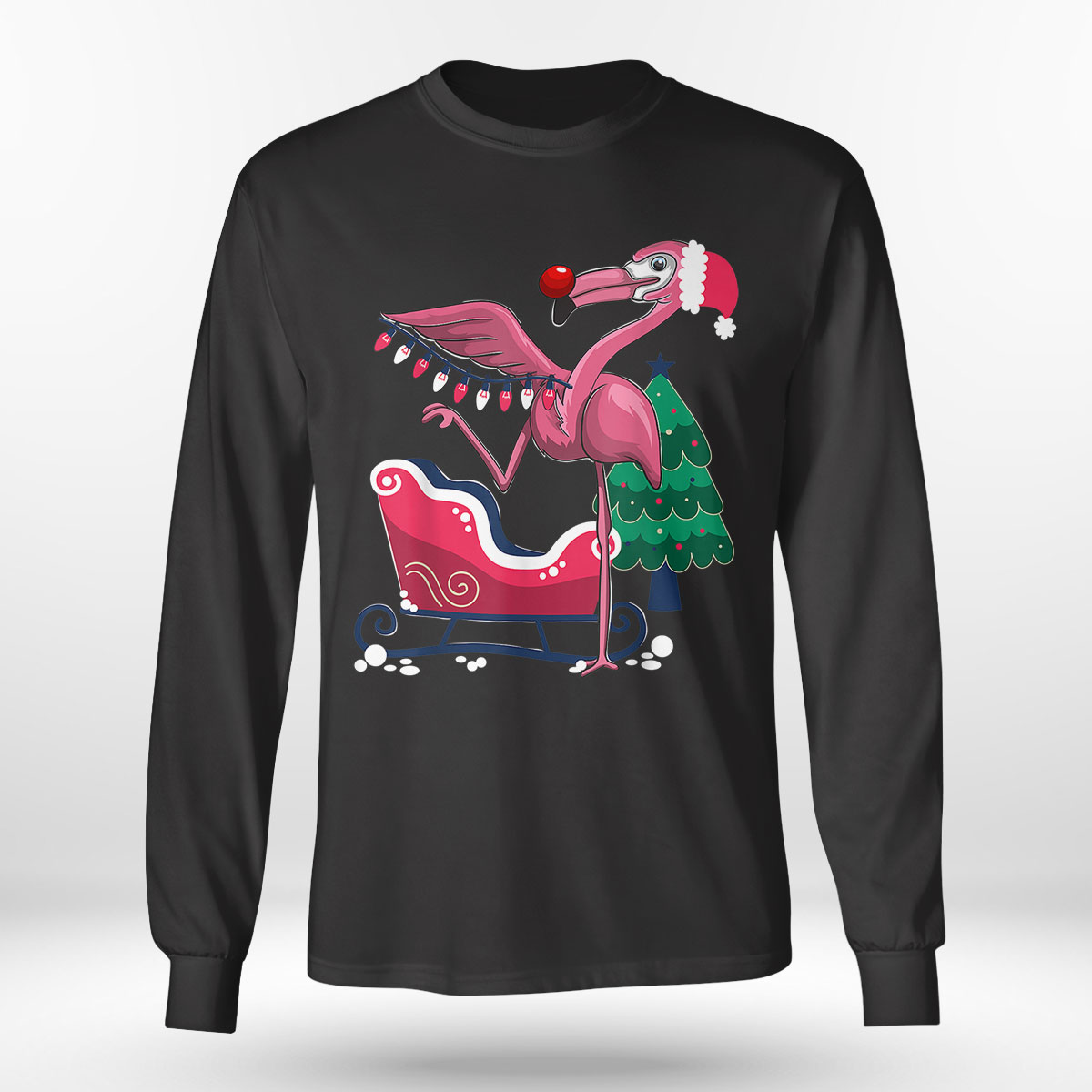 Christmas Flamingo Tropic Winter Gifts Sweatshirt Christmas Flamingo Tropic Winter Gifts Sweatshirt