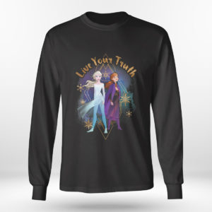 Disney Frozen 2 Elsa Anna Live Your Truth Geometric Portrait Sweatshirt