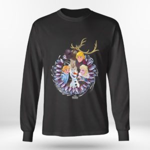 Disney Frozen Christmas Wreath Group Shot SweatShirt