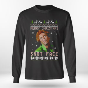 Longsleeve shirt Drop Dead Fred hey snot face Merry Christmas ugly sweatshirt