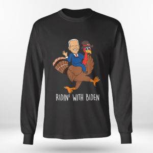 Funny Joe Biden Thanksgiving Turkey Costume Ridin T-Shirt