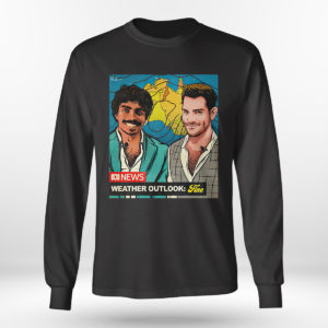 Longsleeve shirt Original nate Byrne abc news weather outlook fine shirt