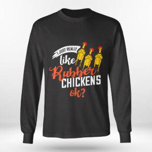 Longsleeve shirt Rubber Chicken Screaming Costume T Shirt