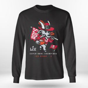 Longsleeve shirt Tampa Bay Buccaneers Tom Brady Super Bowl LV Champions GOAT Shirt