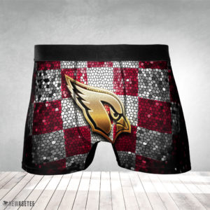 Arizona Cardinals NFL Glitter Mens Underwear Boxer Briefs