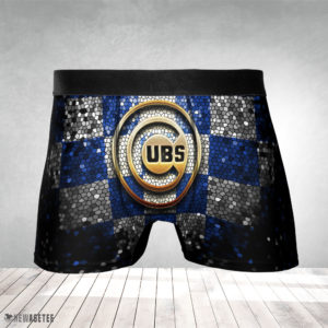 Chicago Cubs MLB Glitter Mens Underwear Boxer Briefs
